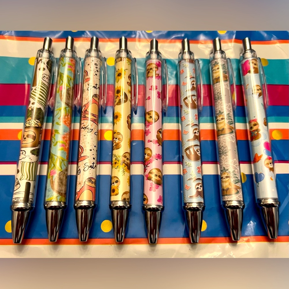 New Sloth theme writing pen! Price is for one pen!